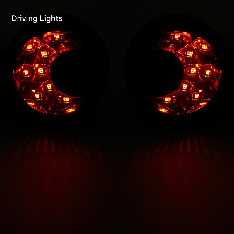 Chrome Rear Turn Signals LED Light Fit For Harley Sportster 883 XL 1200 1992-22