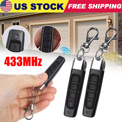 2X 4-in-1 Remote-Control Duplicator 433MHZ Remote Control Key Clone Copy for Car