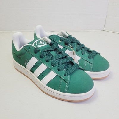 Adidas Men's Campus 00s Sneakers Size 6.5 Green White Suede Low Top IH7492