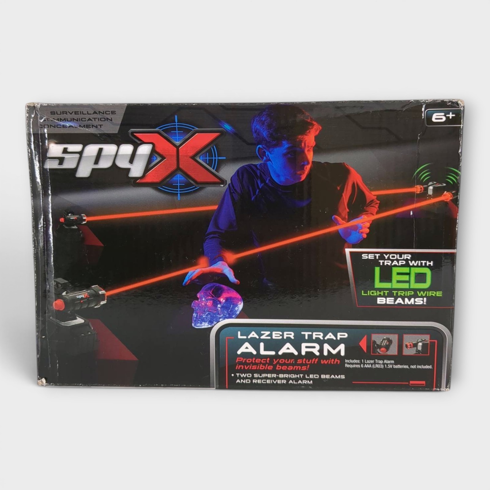 SpyX / Lazer Trap Alarm Safe Laser Alarm Toy for Spy Kids to Protect Kids Stuff