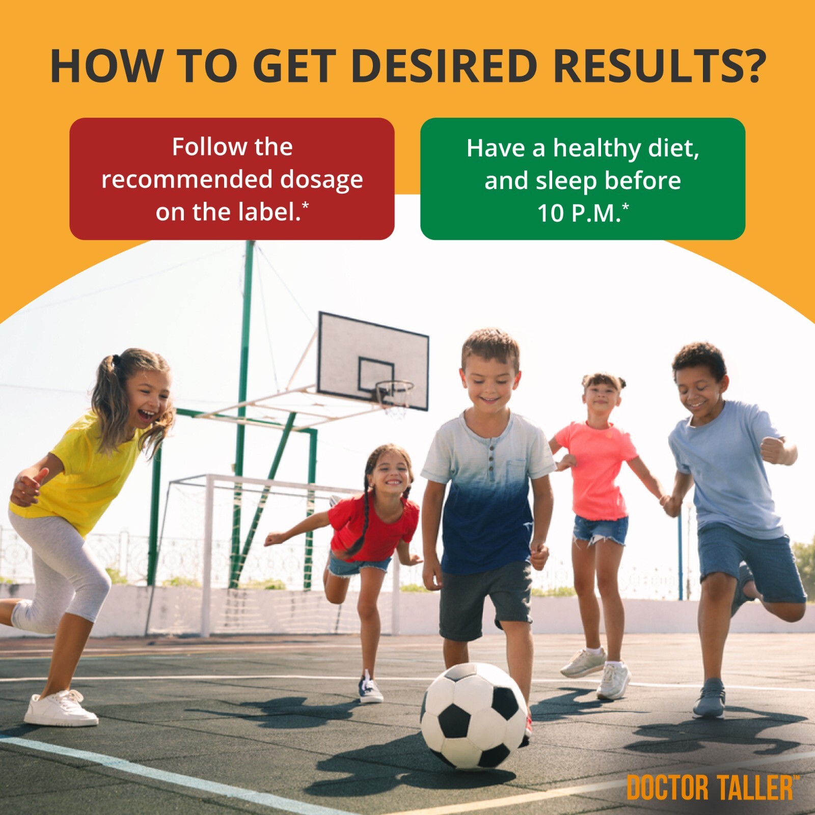 Doctor Taller Kids by NuBest - Multivitamins & Multiminerals - Kids Ages 2 to 9