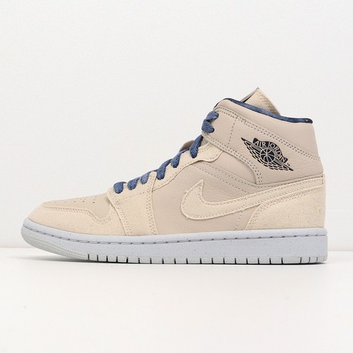 

Nike Wmns Air Jordan 1 Mid SE AJ1 RIGHT FOOT DISCORATION Women US5.5 DM9126-104, Цвет слоновой кости, Wmns Air Jordan 1 Mid Se