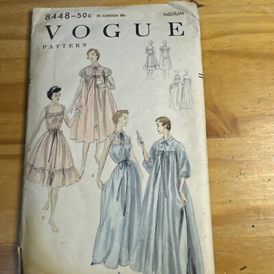 RARE Vintage 1954 Vogue Pattern Uncut