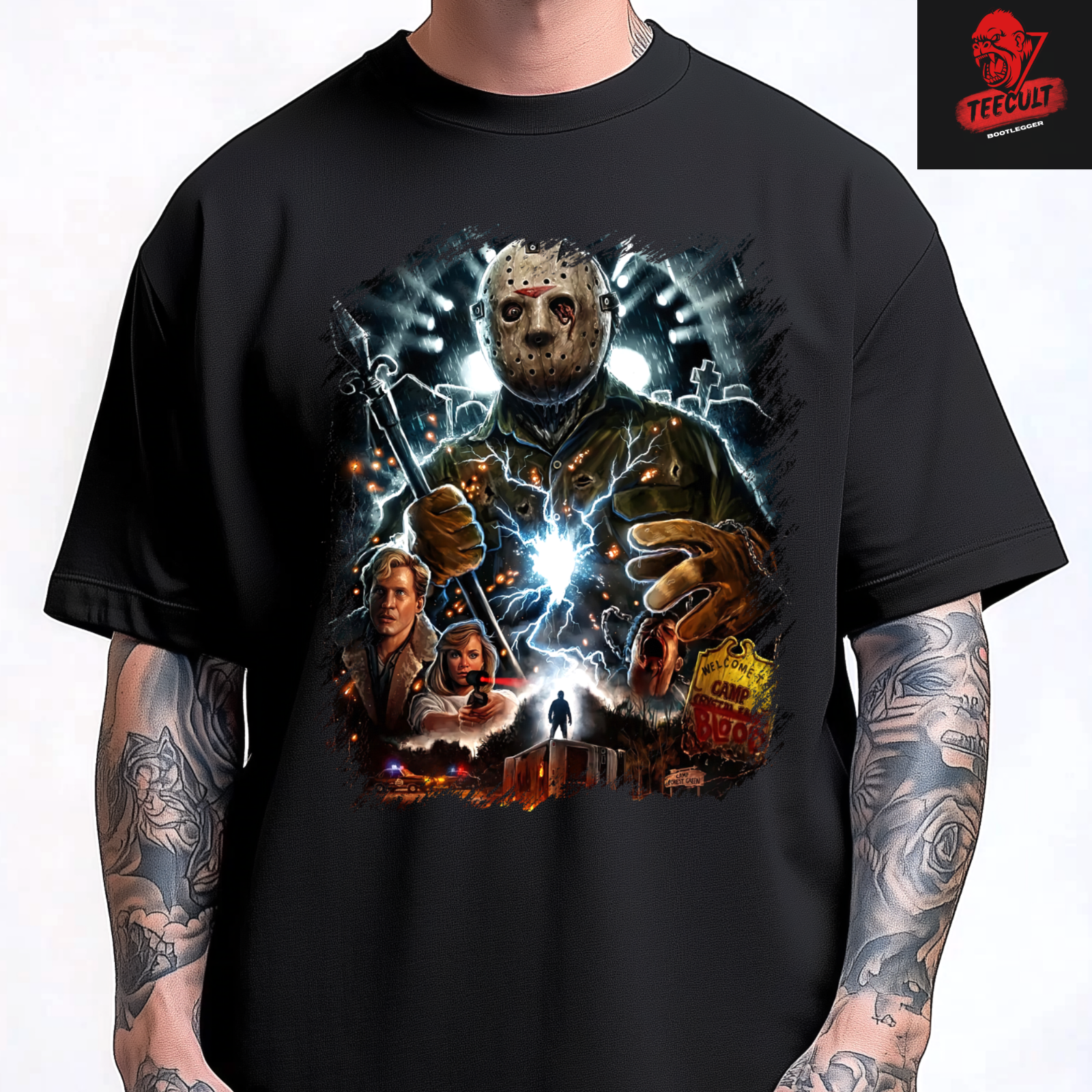 Jason Voorhees Tシャツ　ジェイソン　13日の金曜日　ホラー映画 楽天市場】メンズ Tシャツ【クリックポスト対応可】13日の金曜日