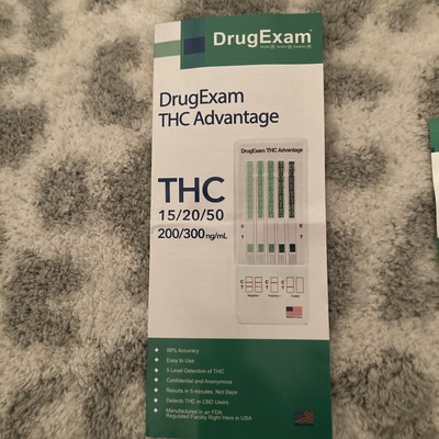 Lot Of 10 Drug Exam THC Advantage THC 15/20/50/200/300 ng/ml 99% Accuracy