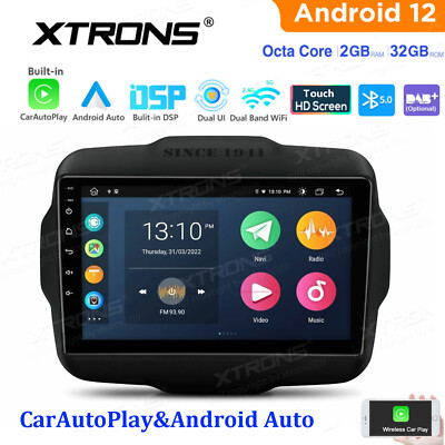 For Jeep Renegade 2015-2020 Car Stereo GPS Radio Octa-Core HD 9inch Android 12