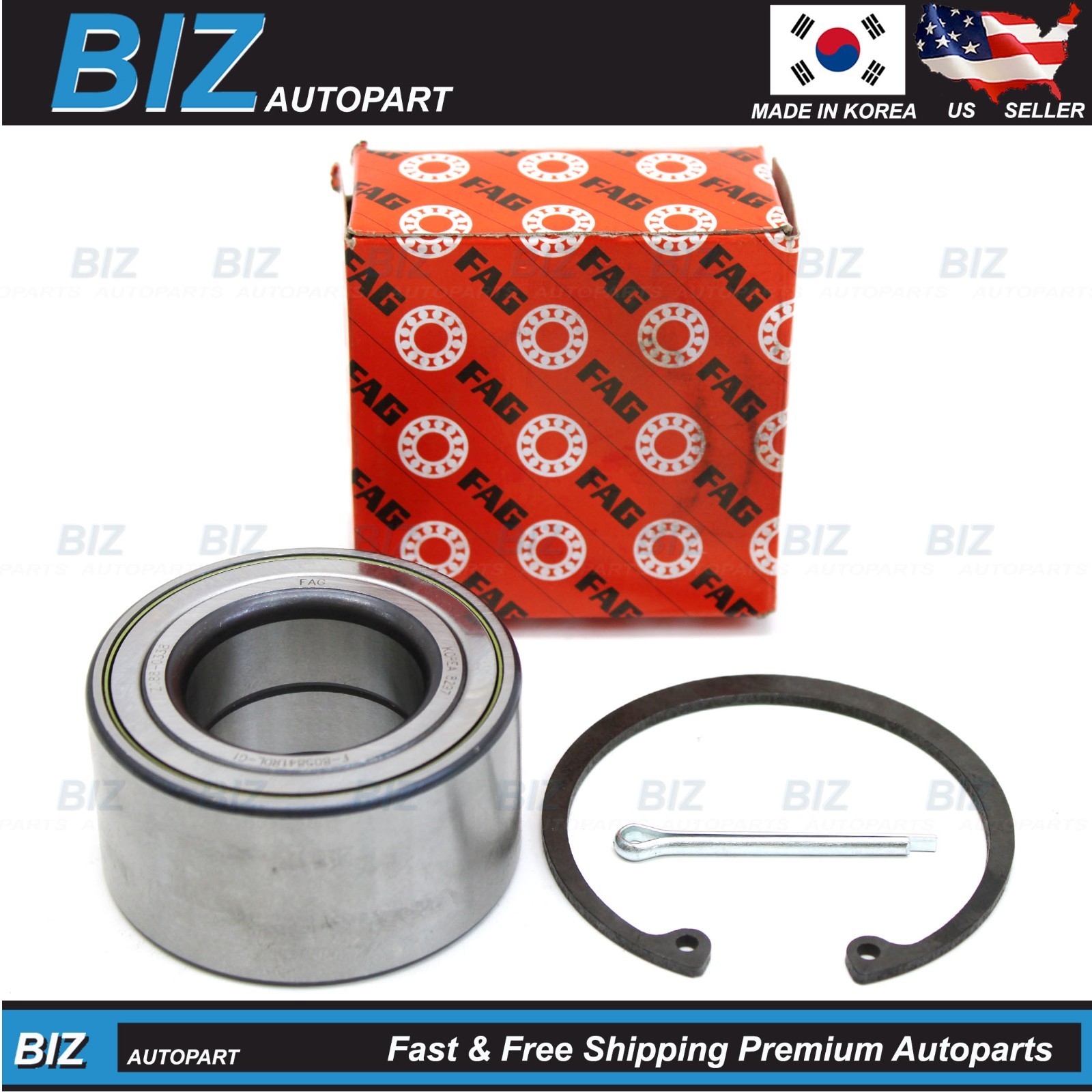 FAG Front Wheel Bearing for 96-11 Accent Elantra Tiburon Rio 4CYL # 51720-02000