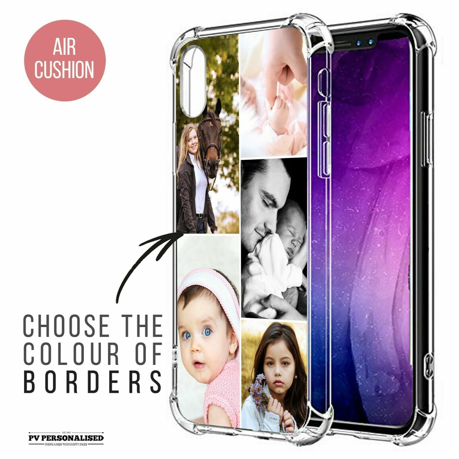 Personalised Phone Case Photo Shockproof Cover For Apple Iphone 11 12 13 14 15