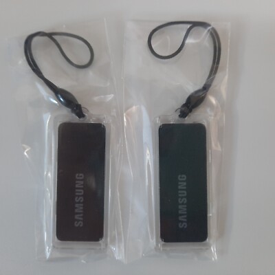 2pcs Key Tag for SAMSUNG Keyless Digital Door Lock Ring Type SHS-AKT200 Black