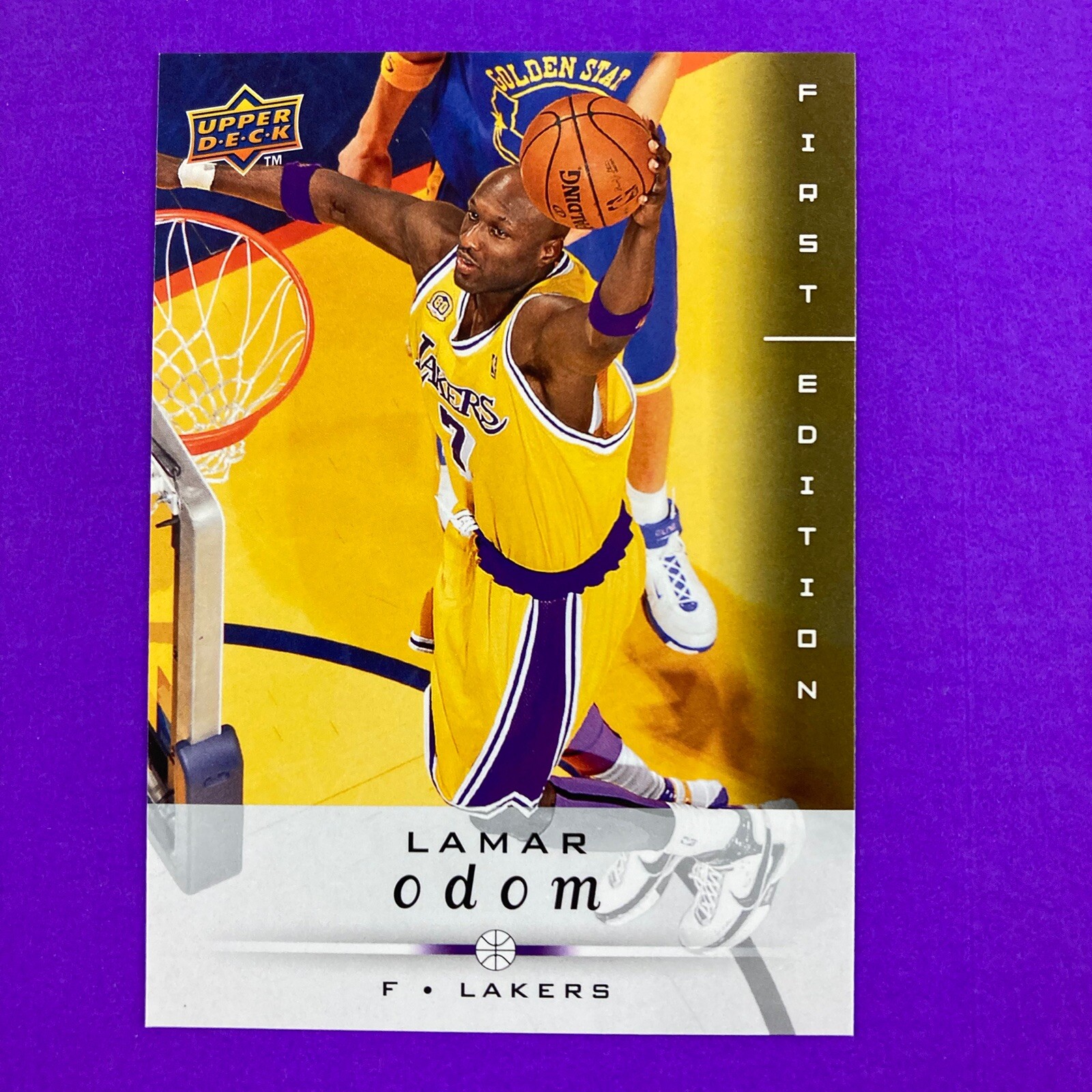Lamar Odom 2008-09 Upper Deck First Edition Card #84 NBA Los Angeles Lakers