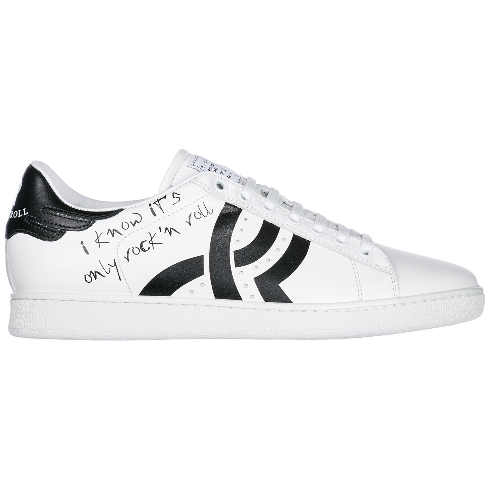 JOHN RICHMOND MENS SHOES LEATHER TRAINERS SNEAKERS NEW LOGO WHITE