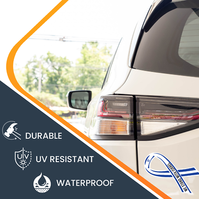 Magnet Me Up We Stand With Israel, Israeli Support Flag Ribbon Magnet, 3.5x7