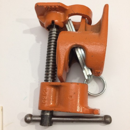 Pony clamp Fixture for 1/2 Pipe Hand tools Woodworking Vtg  No.52 Made in USA