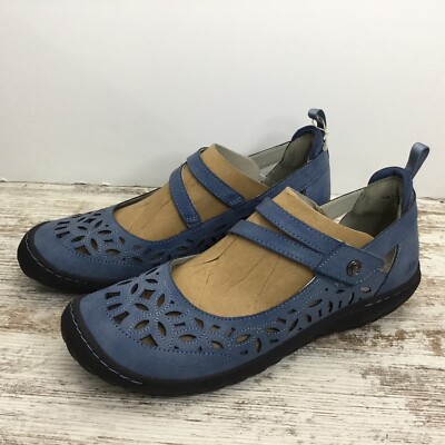 JBU by Jambu Women's Bellerose Encore Mary Jane Denim Blue B4BRE45 Sz 11M