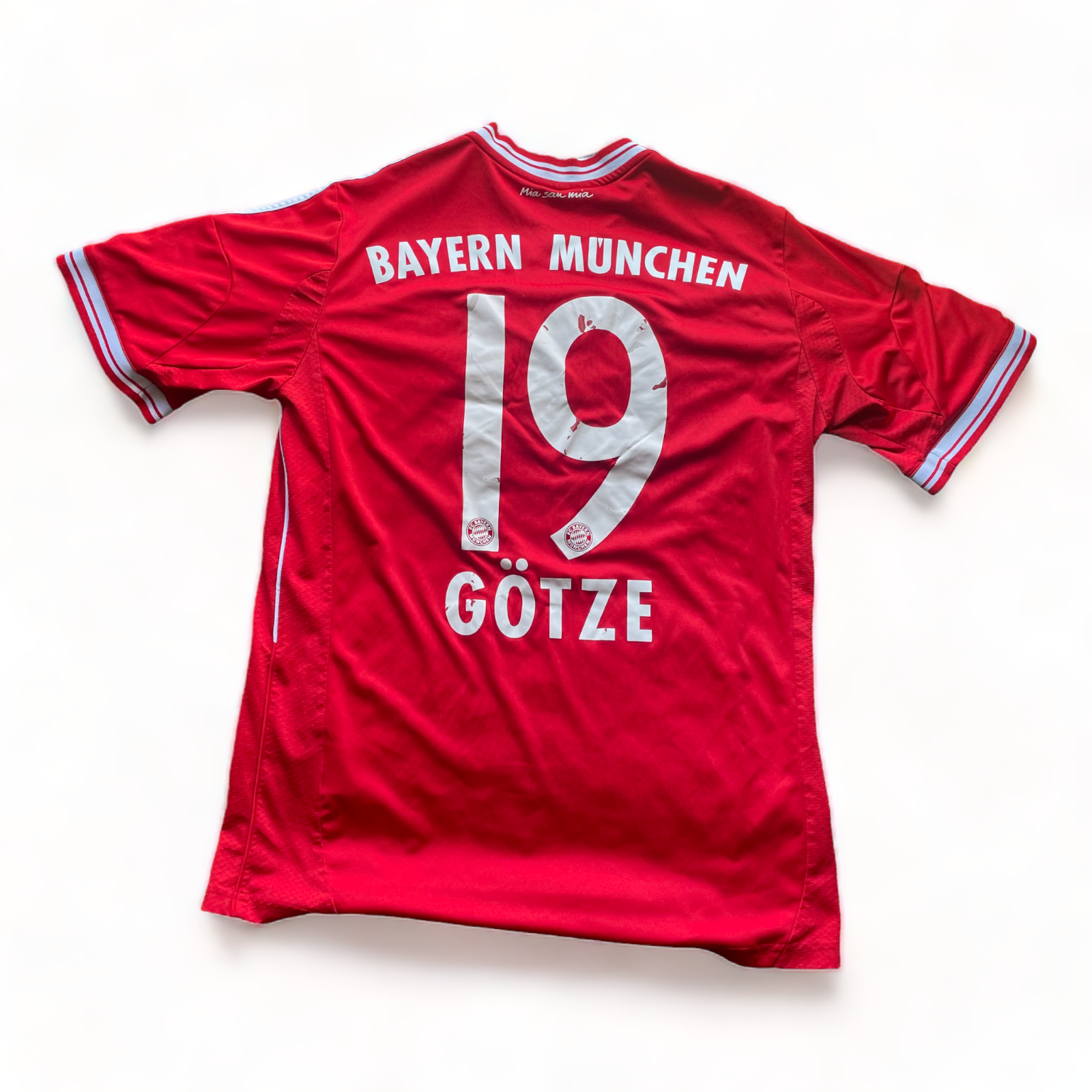 2013/14 Bayern Munich Home Bundesliga Football Shirt Götze #19 Soccer Vintage