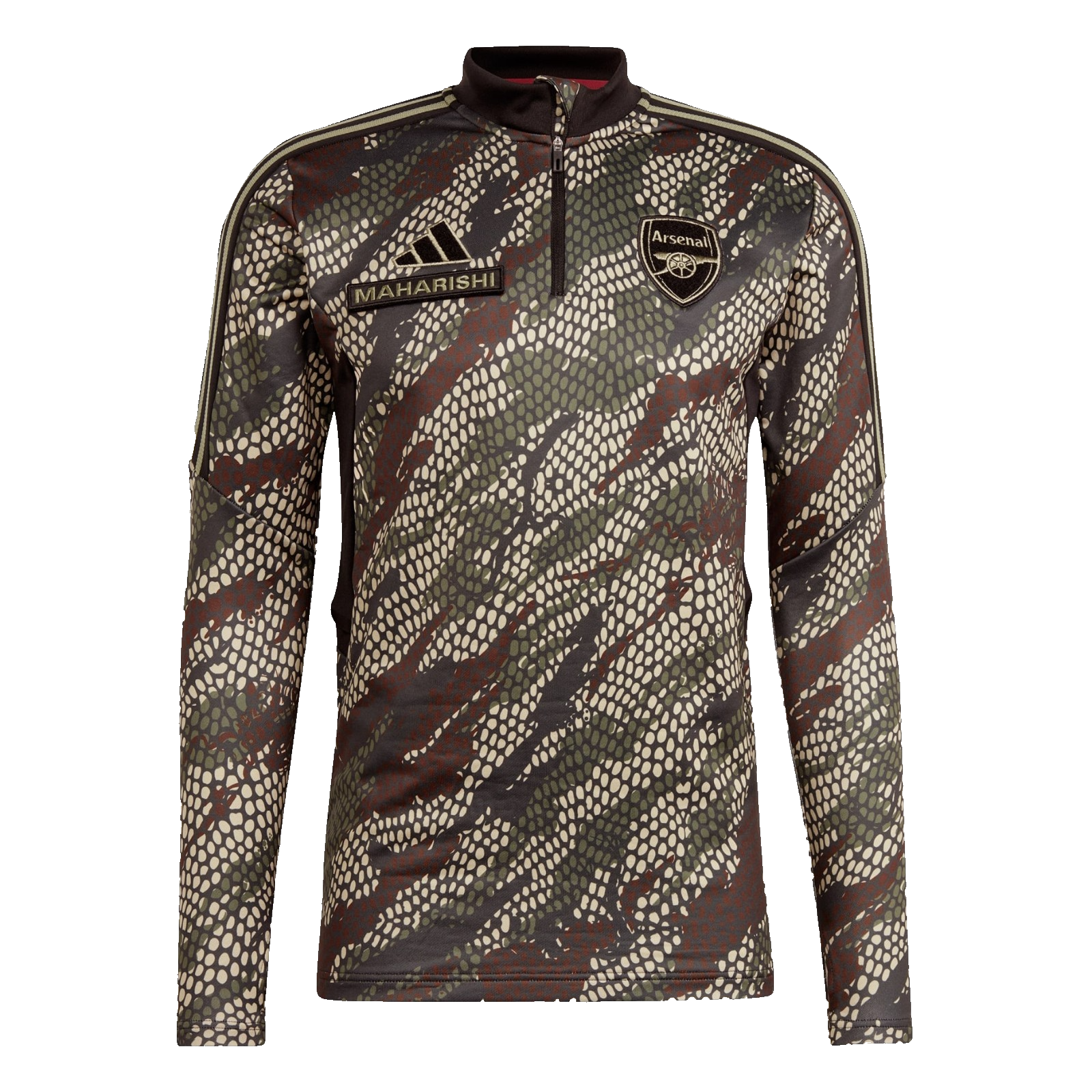 即日配送！Arsenal Maharishi アーセナル マハリシ adidas Performance Arsenal FC x Maharishi Zip Training Top