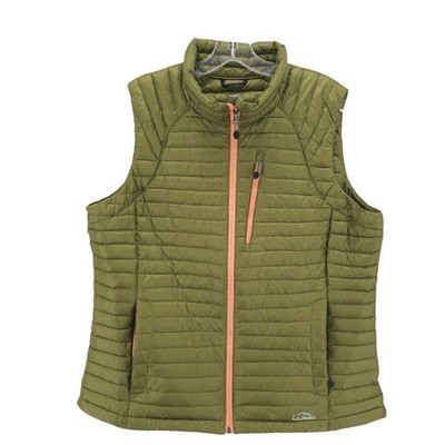 L.L.BEAN Downtek Goose Down Pertex Quantum Vest 850 Fill 295910 Green Women's XL