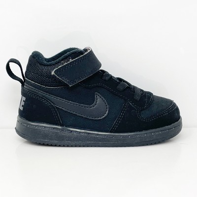 

Черные баскетбольные кроссовки Nike Boys Court Borough 870027-001, размер 7C, Черный, Court Borough