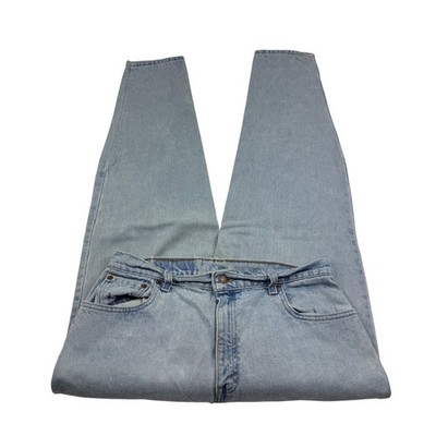 Levi's 551 Women's Light Wash Relaxed Fit Tapered Leg Jeans Size 14 Medium