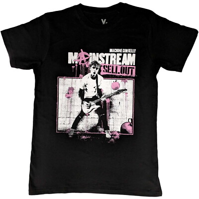 Machine Gun Kelly Mainstream Sellout Digital Cover Black T-Shirt OFFICIAL