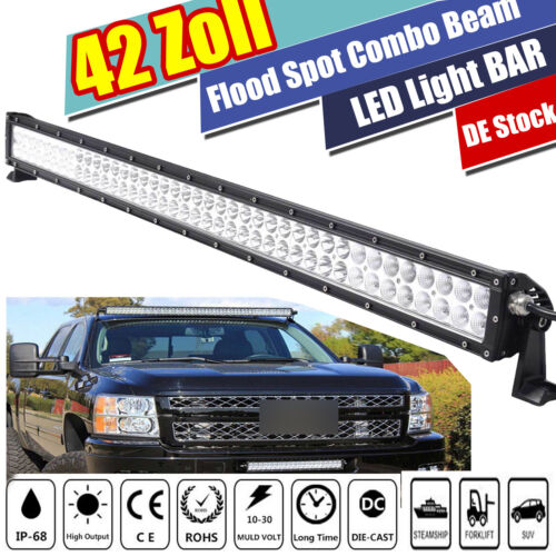 1200W Led Arbeitsscheinwerfer Lichtbalken bar Auto LKW Fernscheinwerfer Lampen
