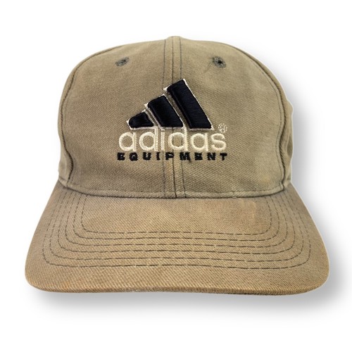 【2025年】お歳暮ギフト Vintage Tan Hat Back Strap Logo Script Equipment Adidas 90's 帽子