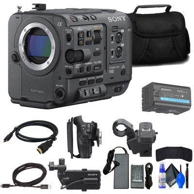 Sony FX6 Full-Frame Cinema Camera + Bag + More