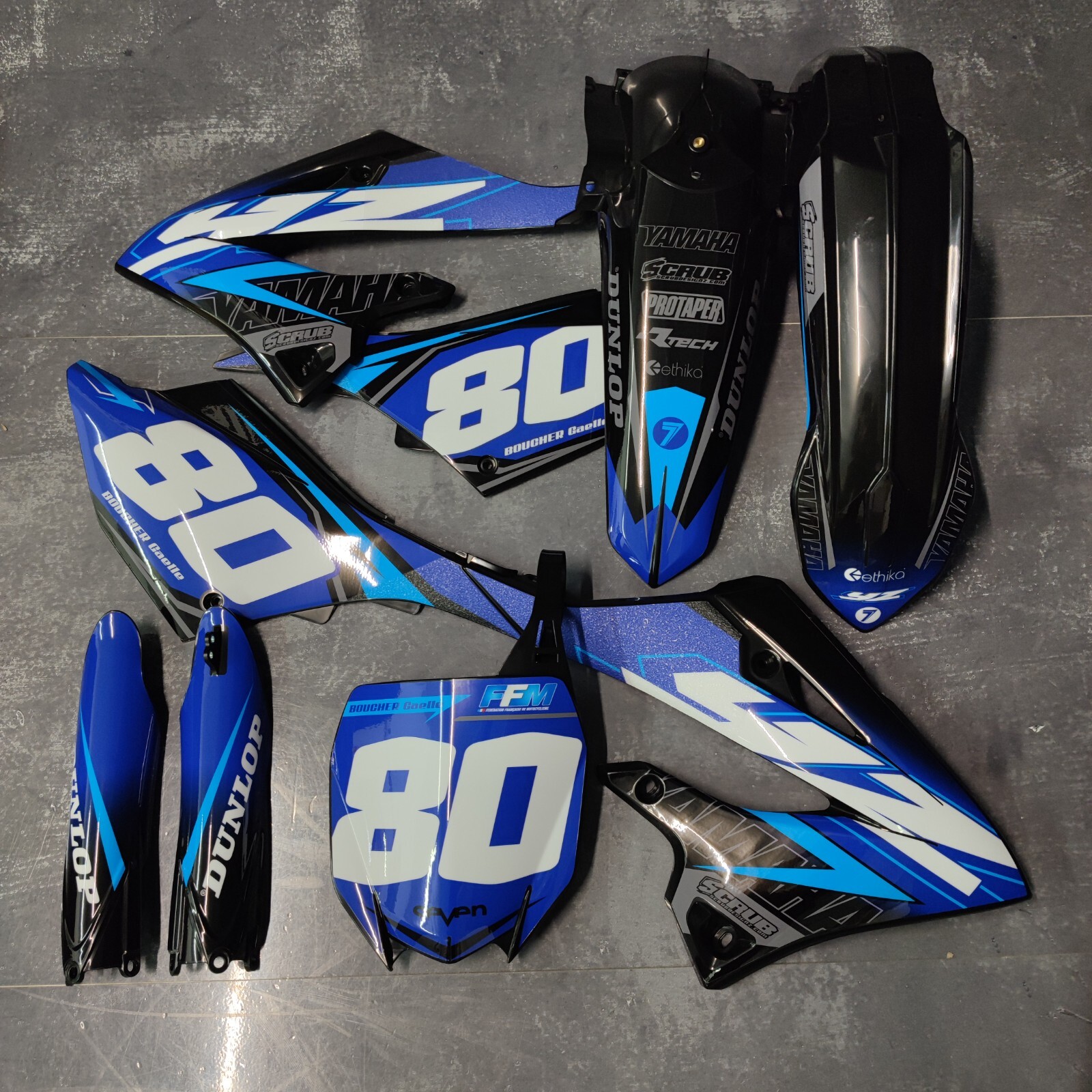 Polisport Full Replica Plastic Kit For Yamaha YZ 125/250