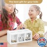 Wooden Piggy Bank for Kids, Money Saving Box for Adults, Kids Banks for Bills and Coins, Boys and Girls Piggy Bank, Visualized Saving Box Boalord for Bedroom, Living Room, Laundry Room, Countertop