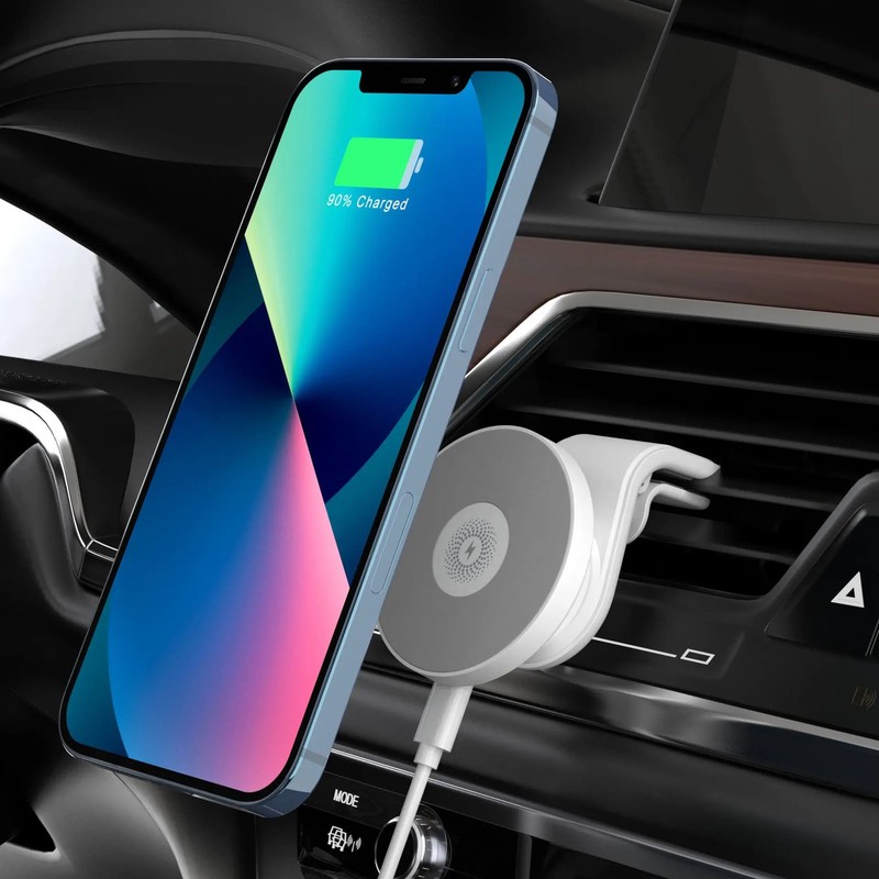 Car Accessories Magnetic Car Phone Holder with Wireless Charger Fast Charging Ai