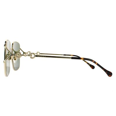 Pre-owned Gucci Sunglasses Gg1018sk 002 Gold Green