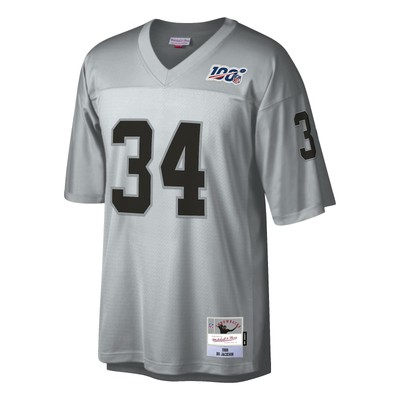 MITCHELL AND NESS LAS VEGAS RAIDERS MITCHELL & NESS BO JACKSON 1988 PLATINUM LEGACY JERSEY - MENS