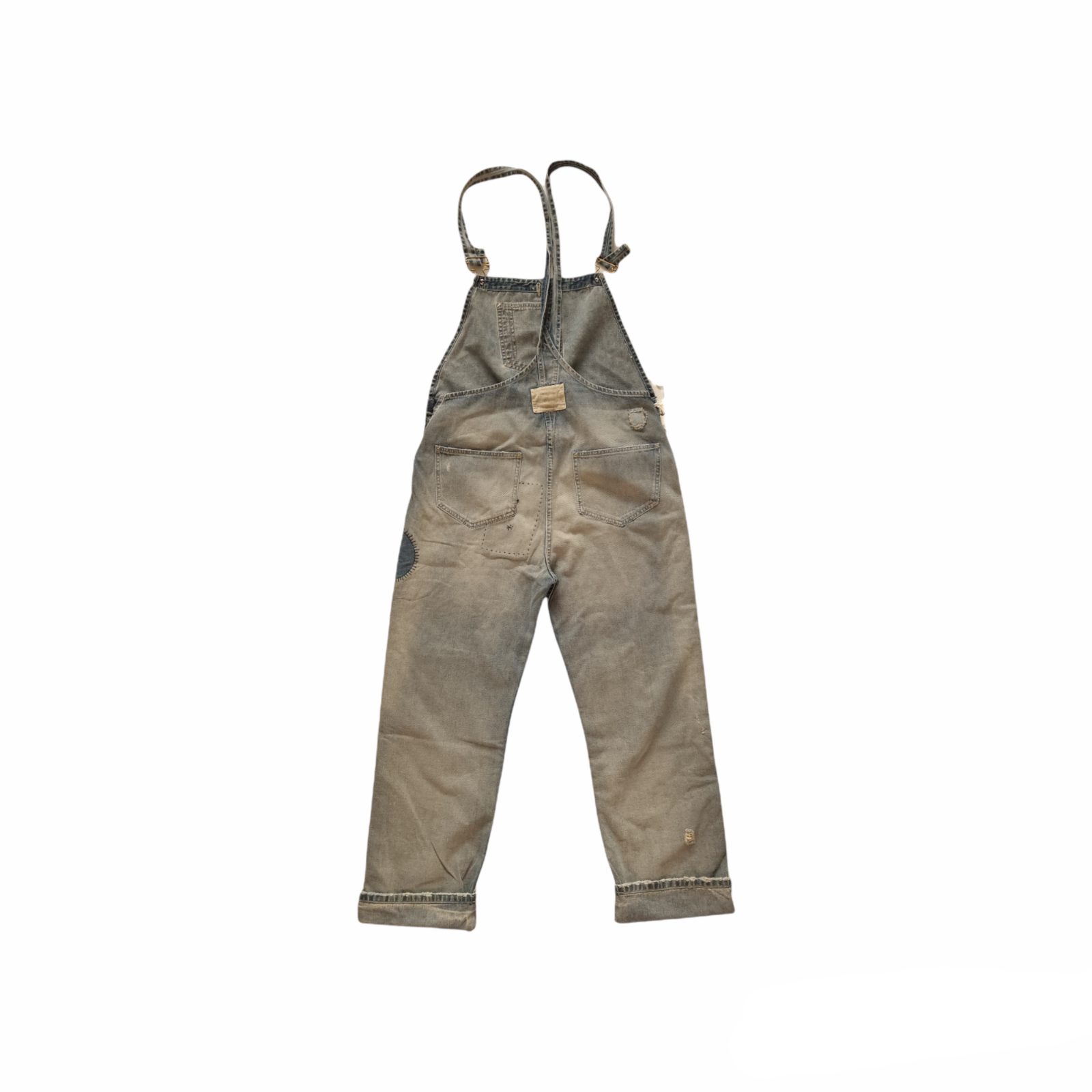 Pre-owned Levi's Lvc  Vintage Clothing Bib And Brace Overalls Dungarees Size M Fw17 In Blue