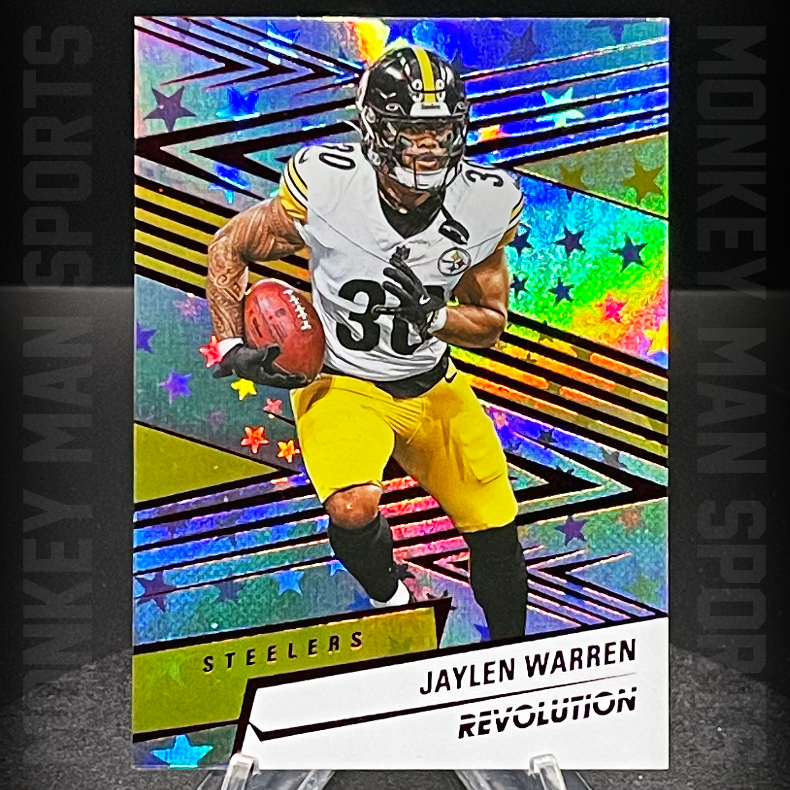 2025 Revolution - Jaylen Warren - #66 RED ASTRO STEELERS MINT