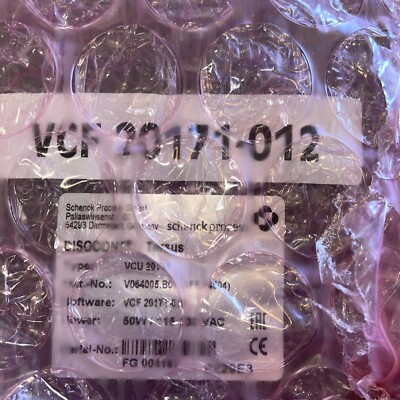 NEW SCHENCK PROCESS VCU20104 V064005.B01 DISOCONT Tersus Control Unit VCF 20171 