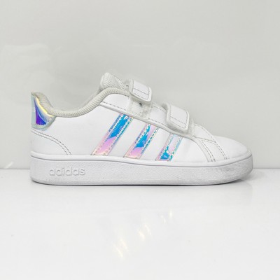 

Adidas Boys Grand Court FW1276 Белая повседневная обувь Кроссовки Размер 9K, Белый, Grand Court