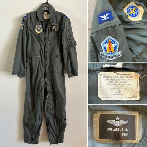 1974 USAF Flight Coveralls 34th Aeromed Evac Squadron Patch