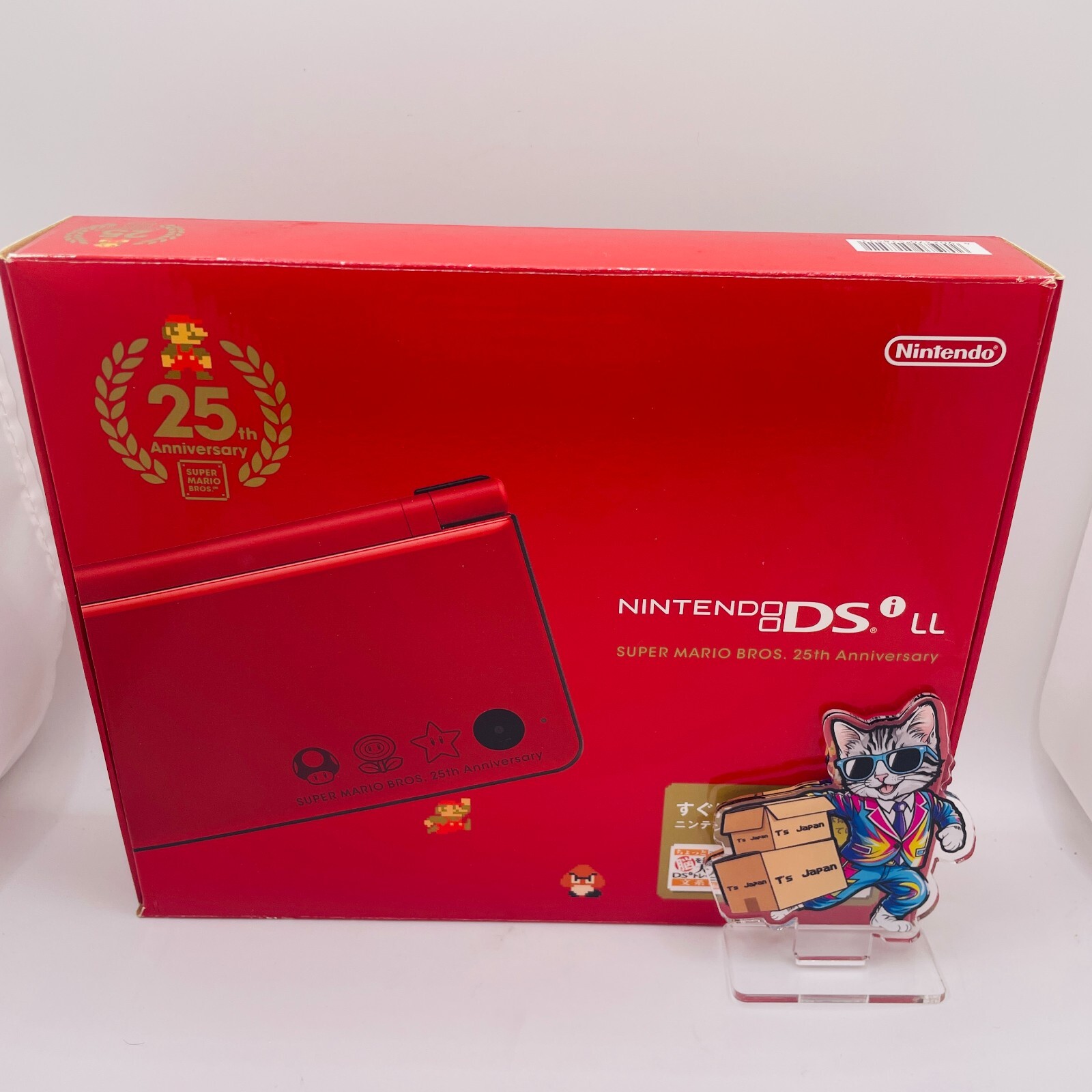 Nintendo DSi LL XL Red Console Super Mario 25th Anniversary