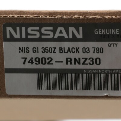 2003-2005 Nissan Nismo 350Z Black Carpet Front Floor Mats OEM NEW 74902-RNZ30