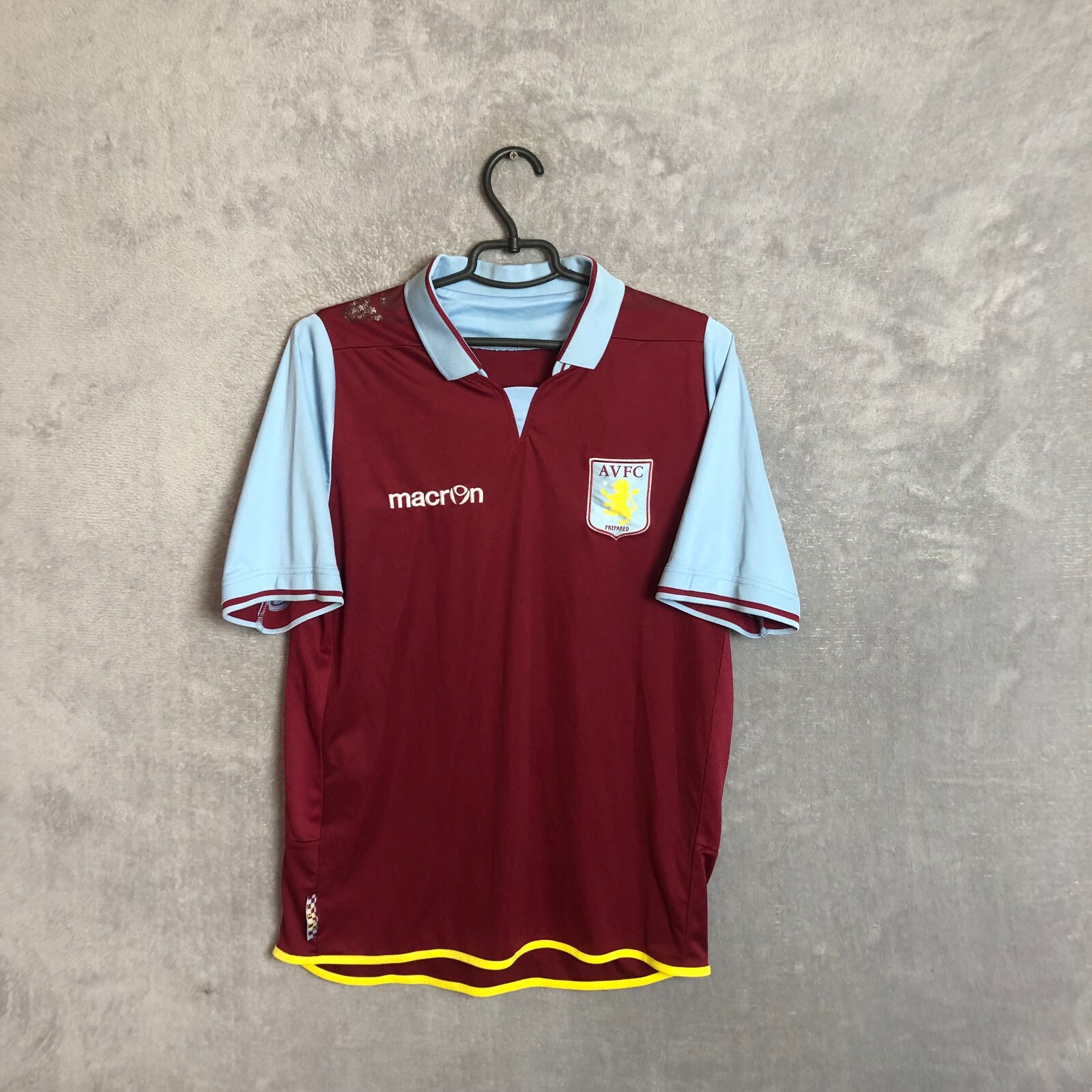 人気のファッションブランド！ Aston Villa 2013 - 2012 shirt football Home Jersey Villans ウェア