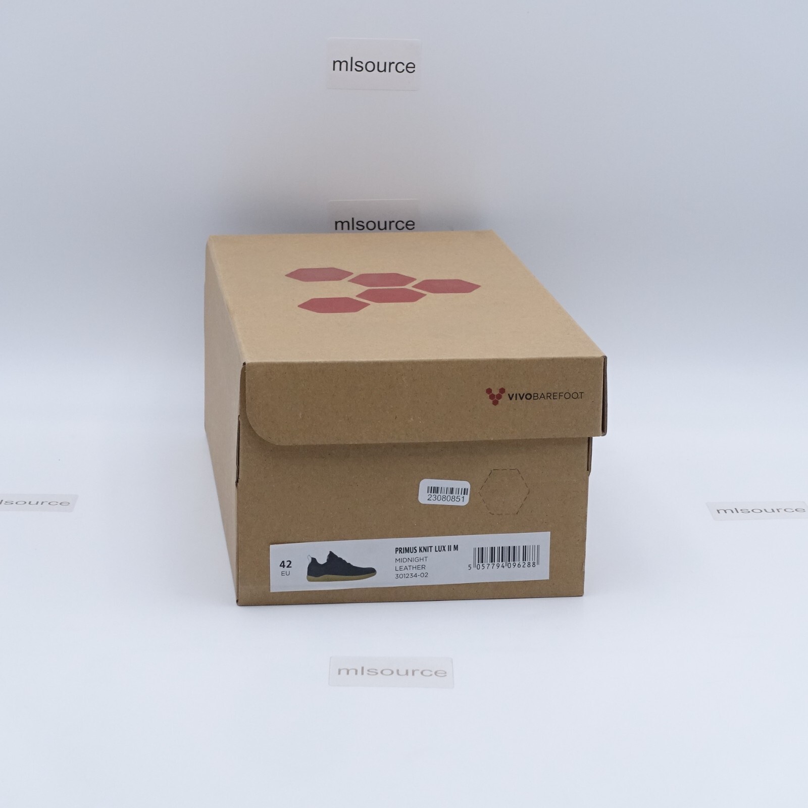 VivoBarefoot Men's Primus Knit Lux II Barefoot Sneakers 301234-02 Midnight