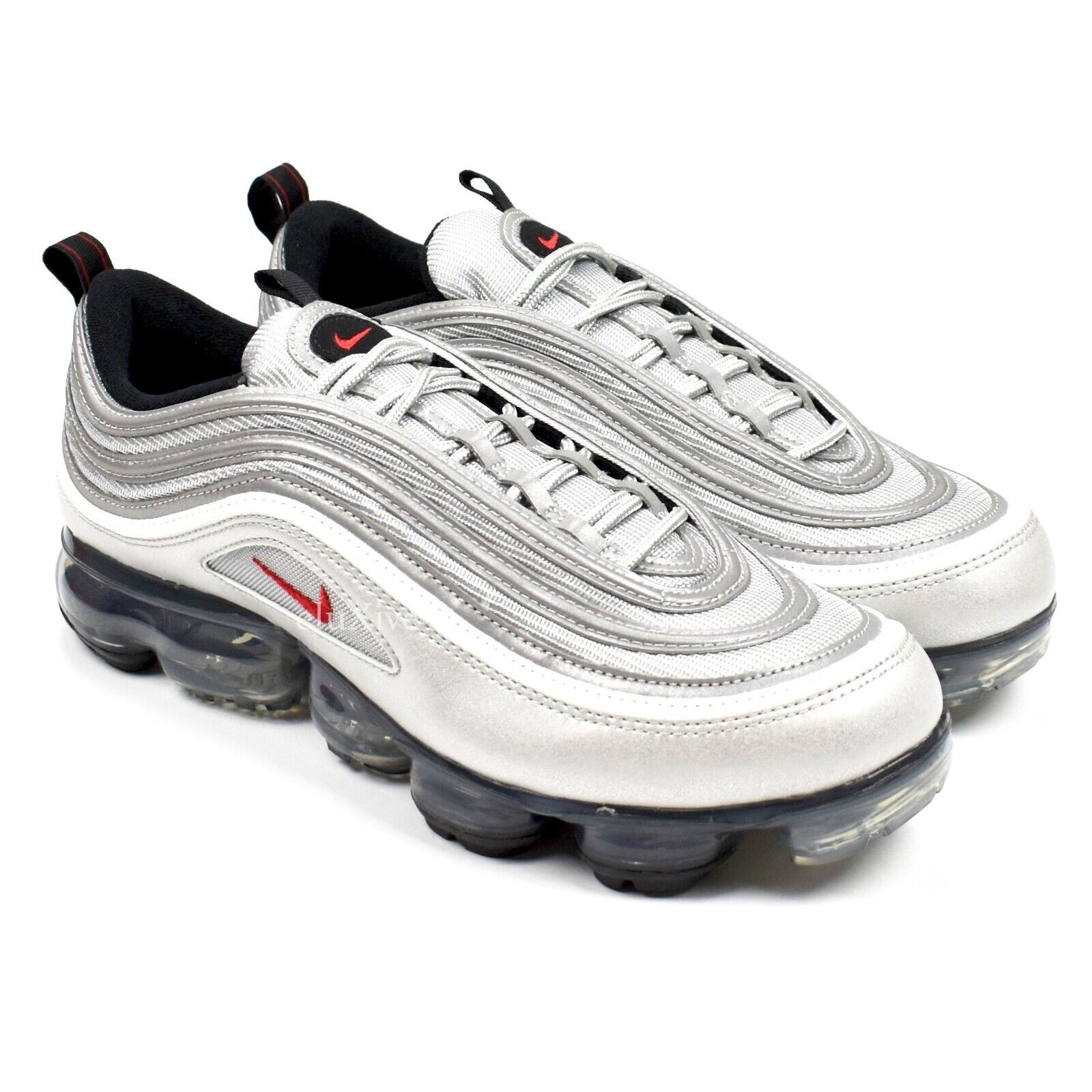 NWT Nike Air Vapormax 97 Silver Bullet Black Red Men's NWT Nike Air Vapormax 97 Silver Bullet Black Red Men's