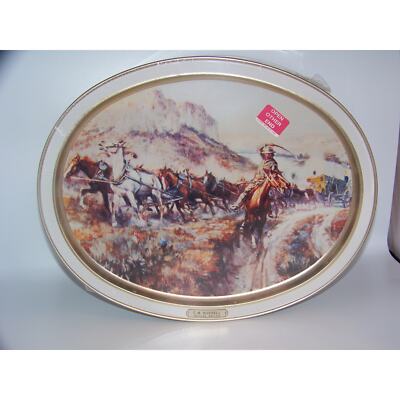  SUNSHINE BISCUITS C M RUSSELL A BIERSTADT AMERICAN MASTERS TIN
