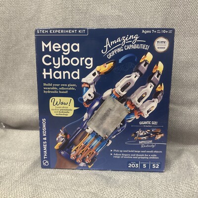 NEW-Thames&Kosmos620501 Mega Cyborg Hand Kit- Multicolor-STEM-part Assembled-C4M