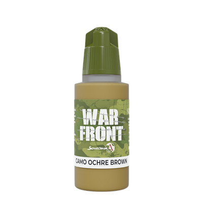 Scale75 Warfront Acrylic Paint SW-12 Camo Ochre Brown 17ml Matte Paint