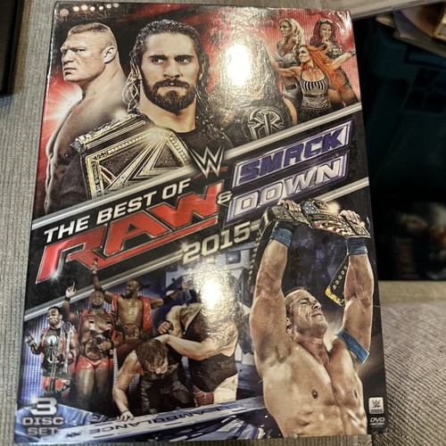 WWE: The Best of Raw and Smackdown 2015 (DVD, 2016, 3-Disc