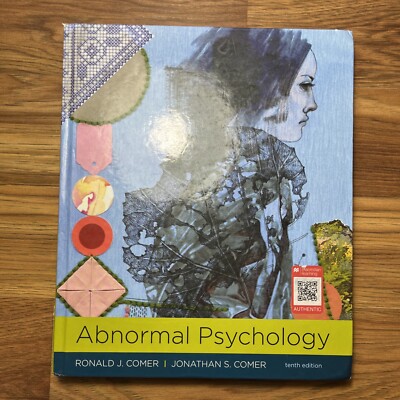 Abnormal Psychology 10th Edition Hardcover By Ronald J. Comer Ships Fast