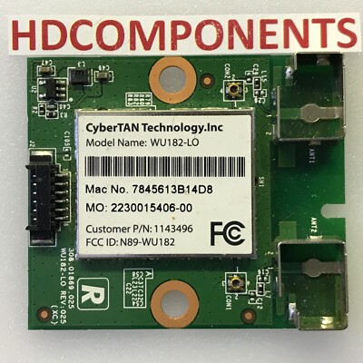 184308, 1143496, WU182-LO, N89-WU182, 55H6B, 50H6B, WI FI MODULE, HISENSE WI FI