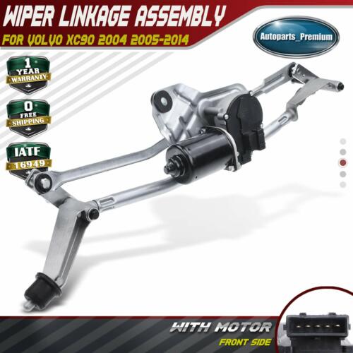 A-Premium Front Windshield Wiper Motor And Linkage Assembly Compatible With Volvo Vehicles - XC90 2004-2014, Sport Utility - Replace# 86938480