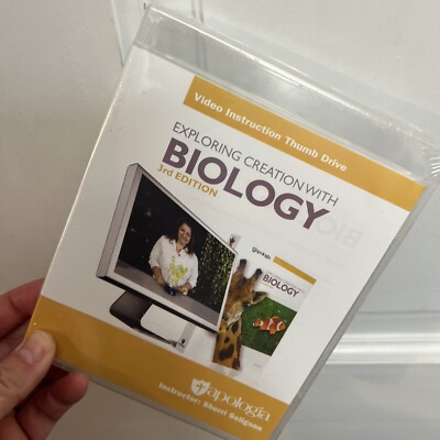 Apologia BIOLOGY (3rd ed) video instruction THUMB Drive